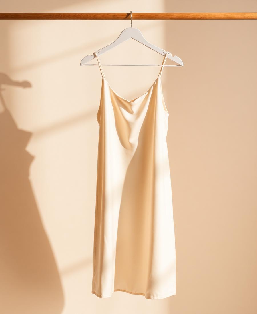 Silk Bias Slip Dress